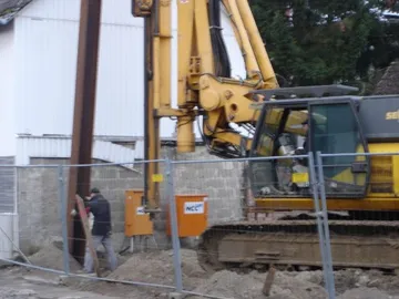 Beginn Verbau Friedrichsdorf