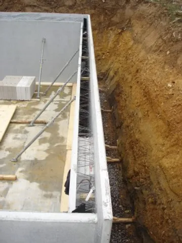 Beginn des Kellerrohbaus