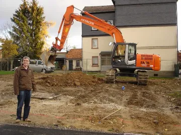 Baubeginn, der schnell wieder endete